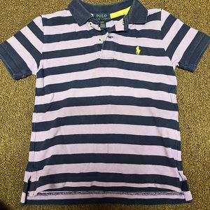 Ralph Lauren polo purple/navy short sleeve polo shirt size 3t